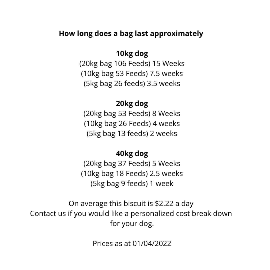 Mighty Mix Dog Biscuits - Nourish